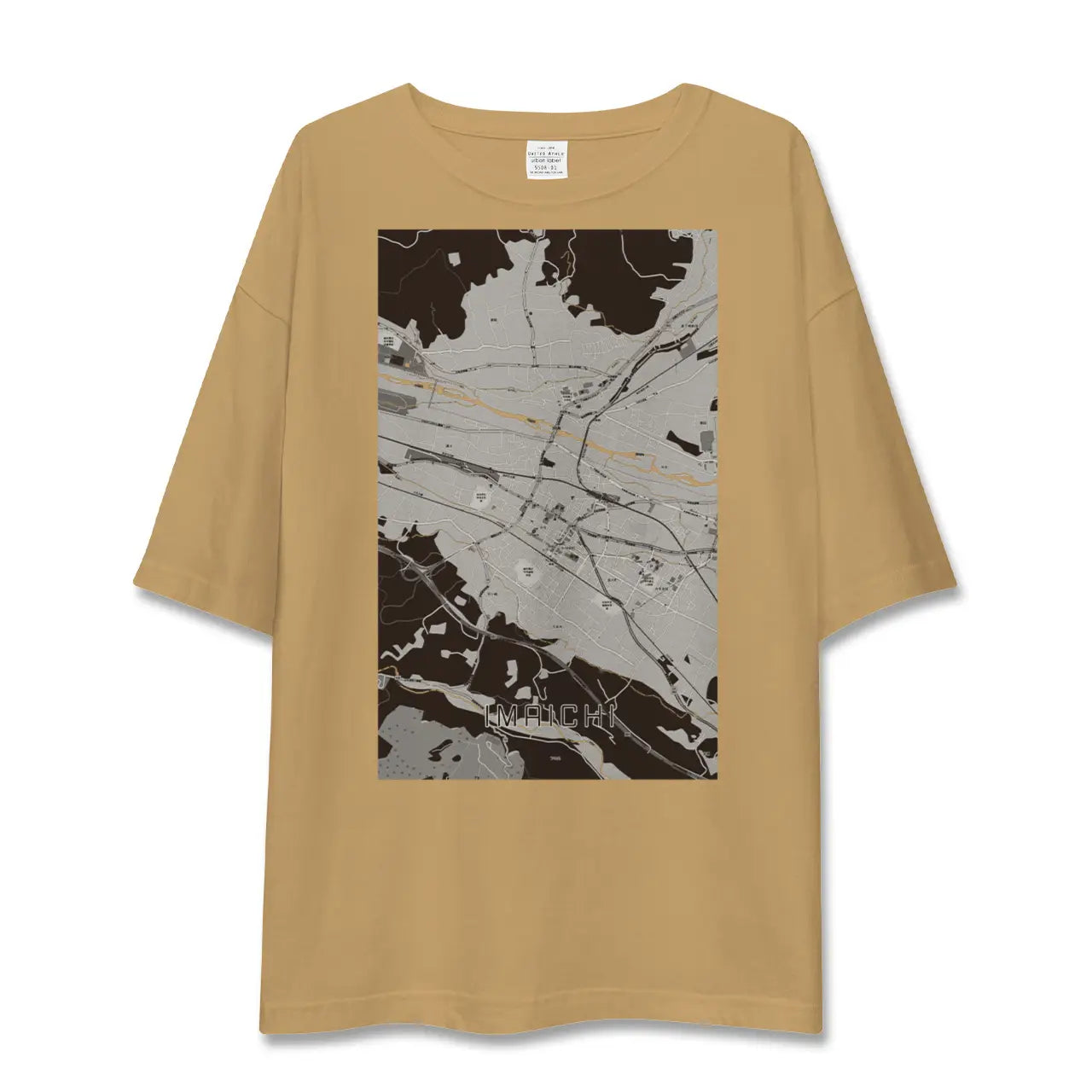 【今市(栃木県)】地図柄ビッグシルエットTシャツ