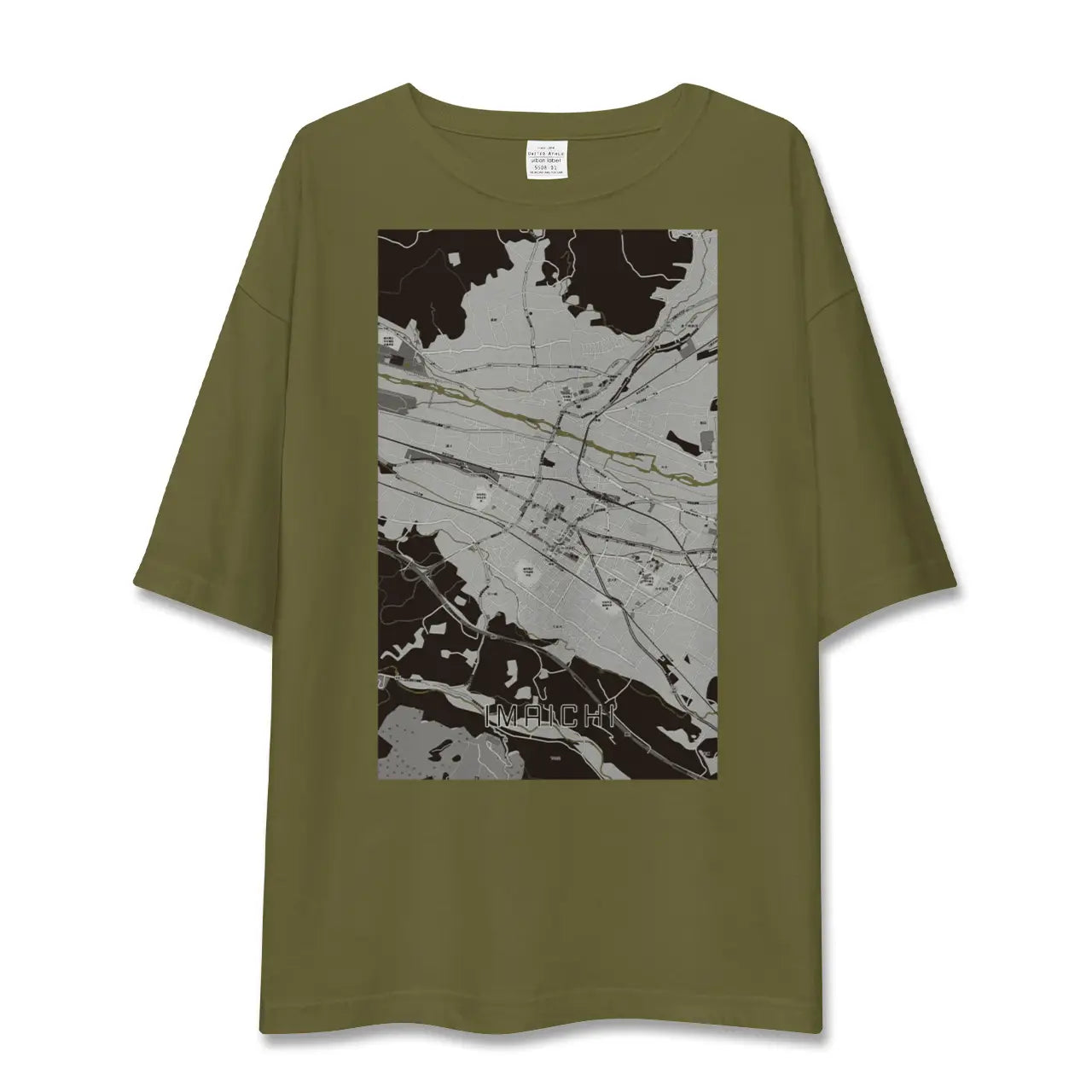 【今市(栃木県)】地図柄ビッグシルエットTシャツ
