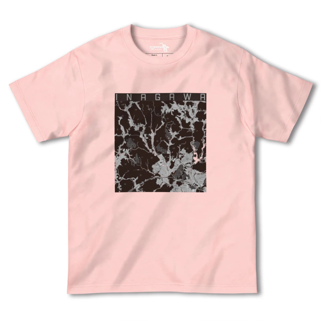 【猪名川(兵庫県)】地図柄ヘビーウェイトTシャツ