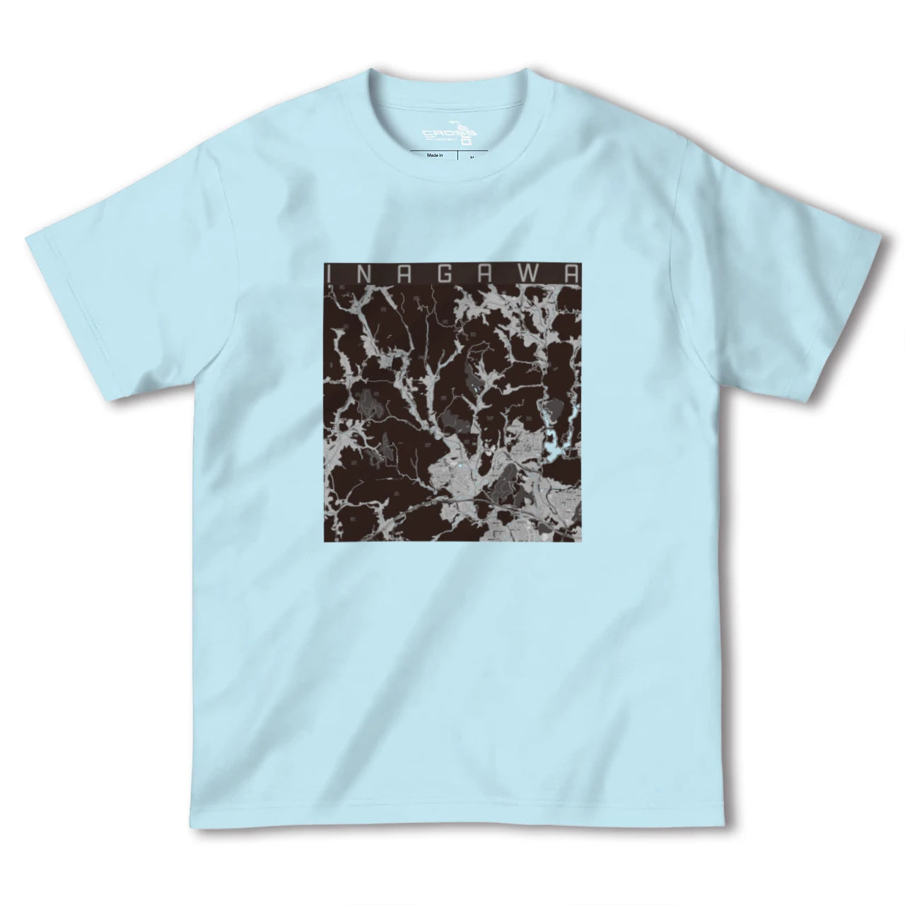 【猪名川(兵庫県)】地図柄ヘビーウェイトTシャツ