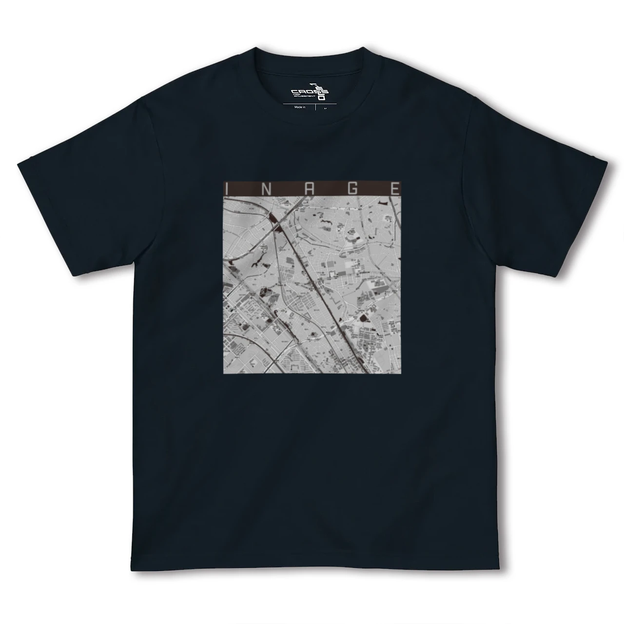 【稲毛(千葉県)】地図柄ヘビーウェイトTシャツ