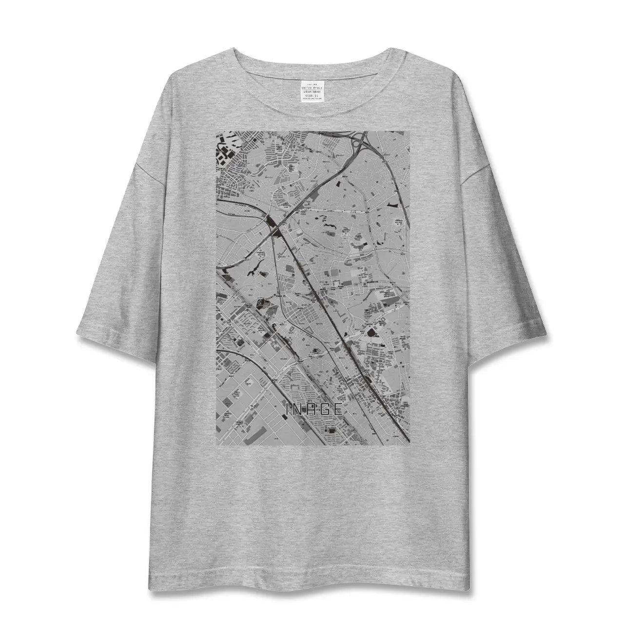 【稲毛(千葉県)】地図柄ビッグシルエットTシャツ