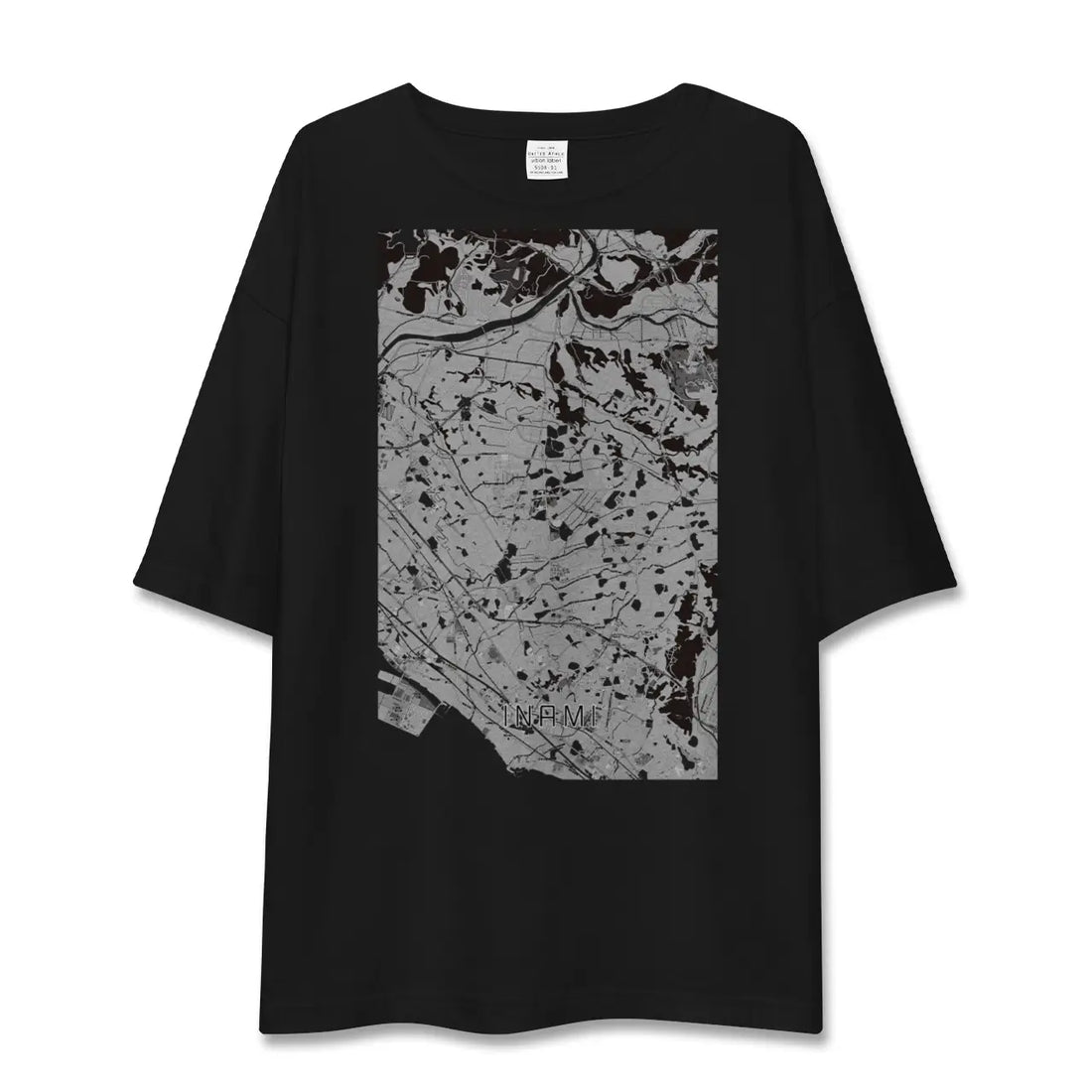 【稲美(兵庫県)】地図柄ビッグシルエットTシャツ