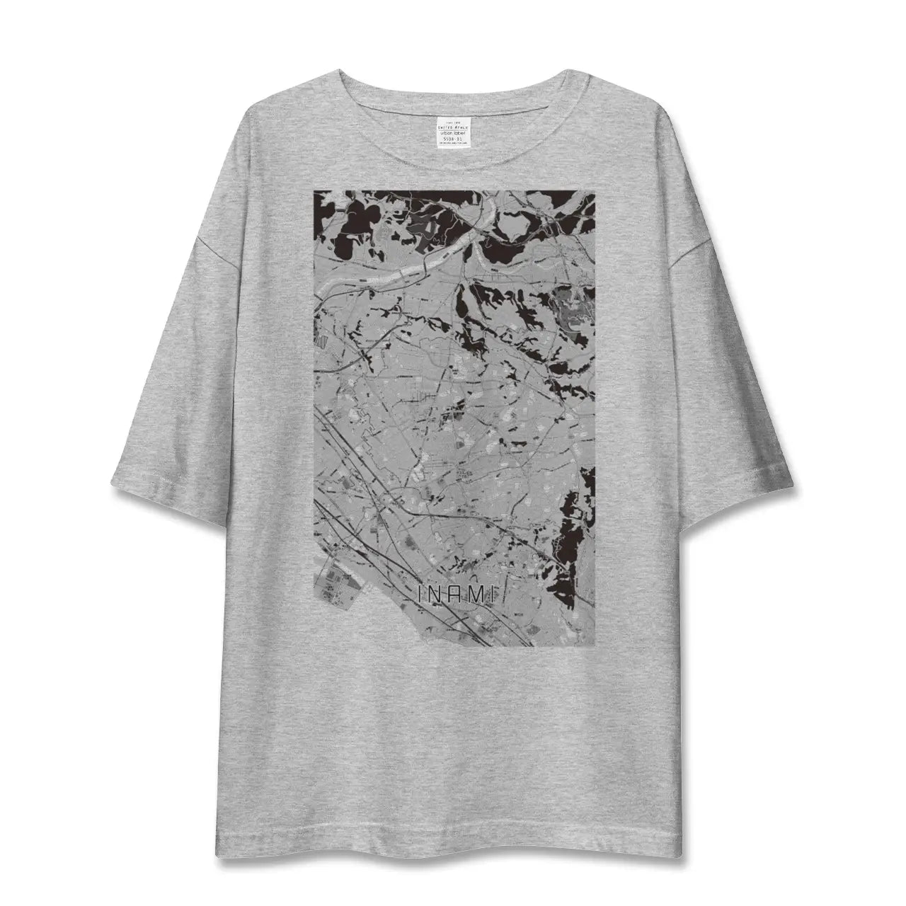 【稲美(兵庫県)】地図柄ビッグシルエットTシャツ