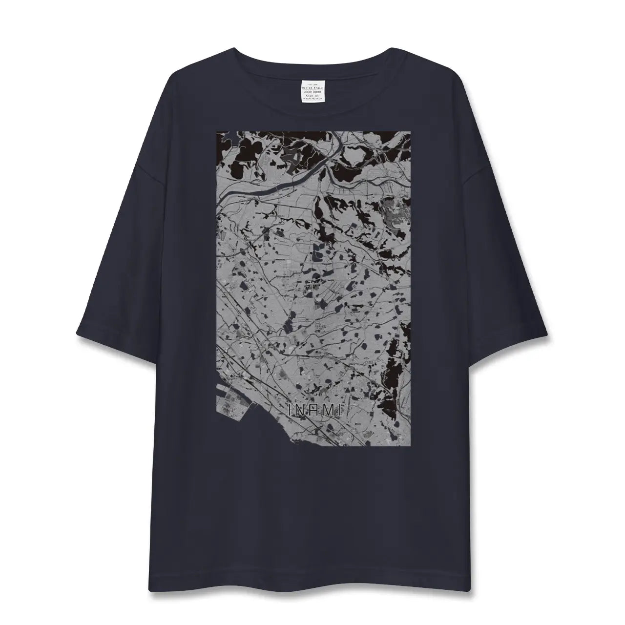 【稲美(兵庫県)】地図柄ビッグシルエットTシャツ