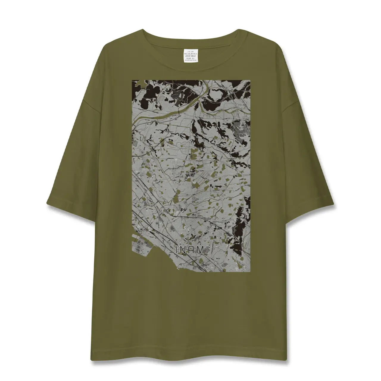 【稲美(兵庫県)】地図柄ビッグシルエットTシャツ