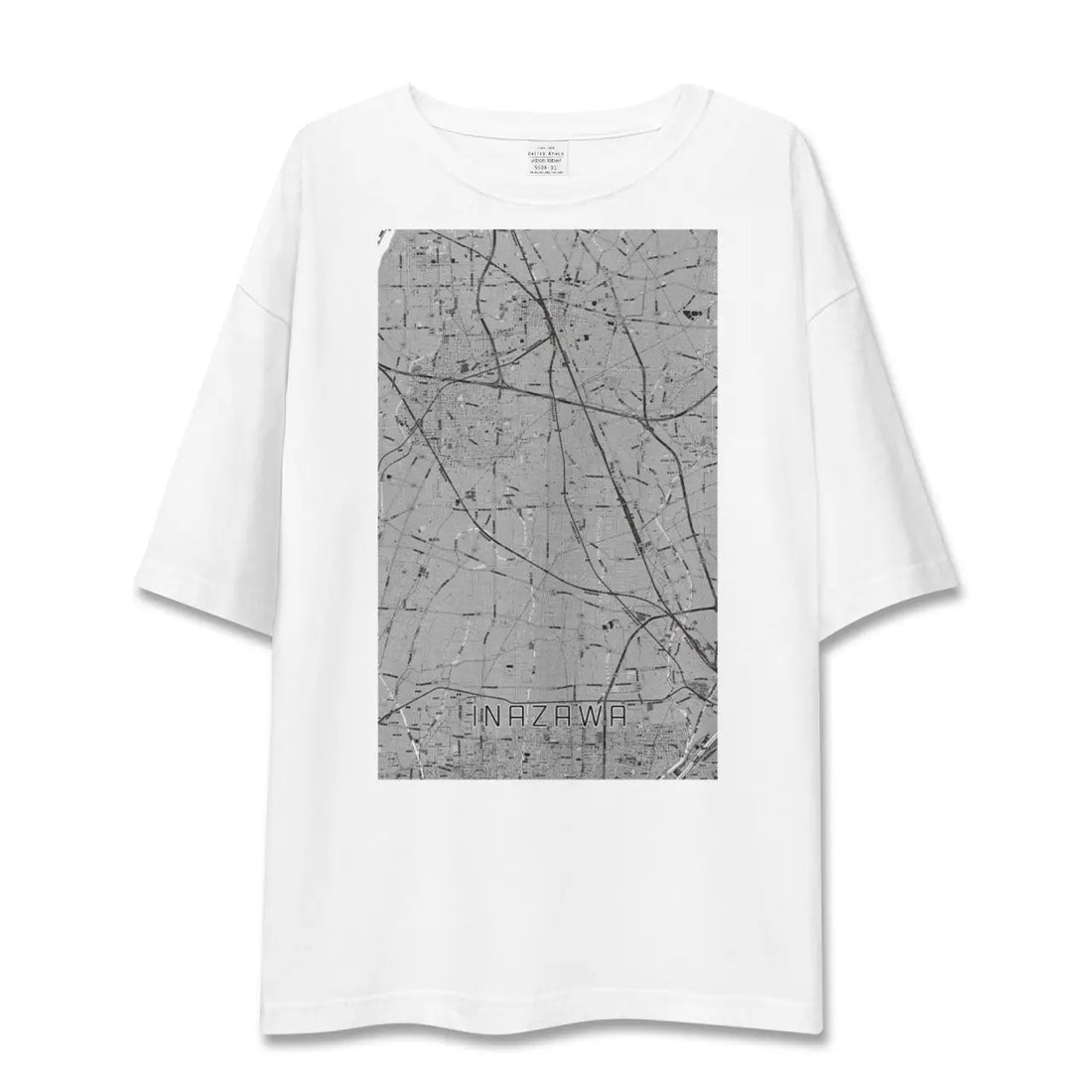 【稲沢(愛知県)】地図柄ビッグシルエットTシャツ