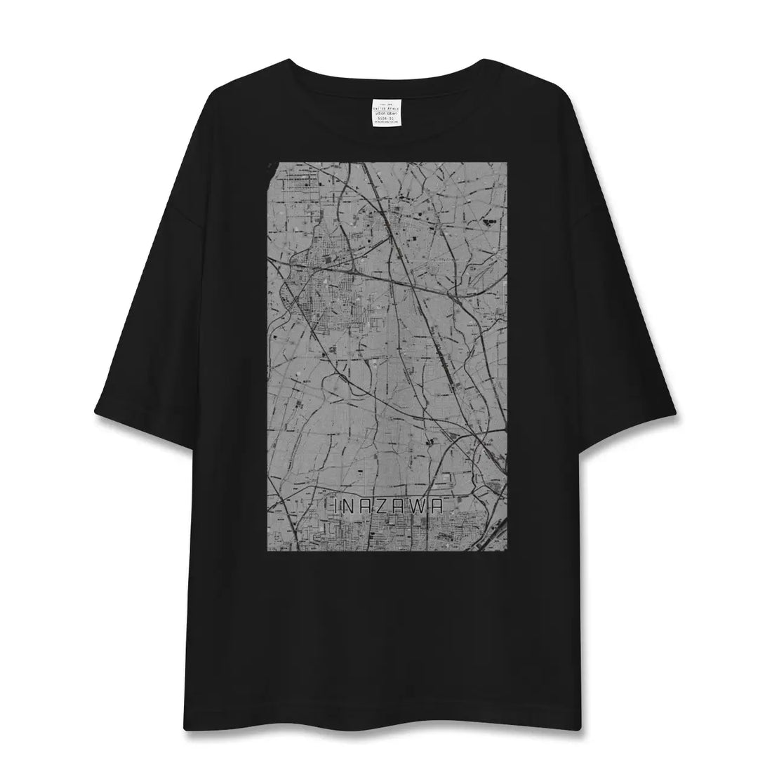 【稲沢(愛知県)】地図柄ビッグシルエットTシャツ