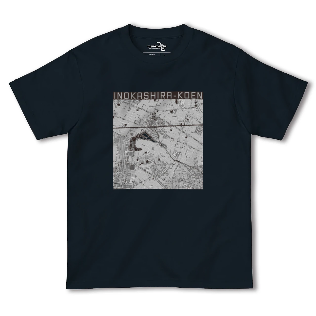 【井の頭公園(東京都)】地図柄ヘビーウェイトTシャツ
