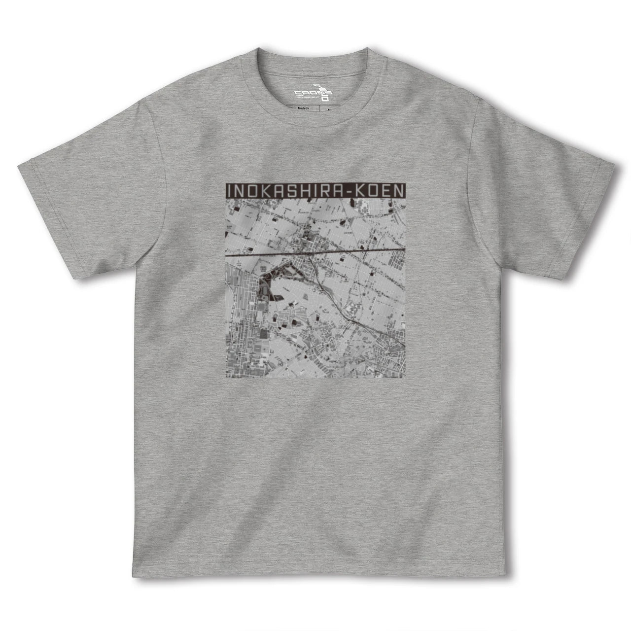 【井の頭公園(東京都)】地図柄ヘビーウェイトTシャツ
