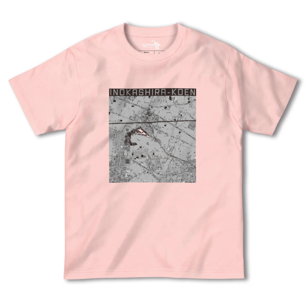 【井の頭公園(東京都)】地図柄ヘビーウェイトTシャツ