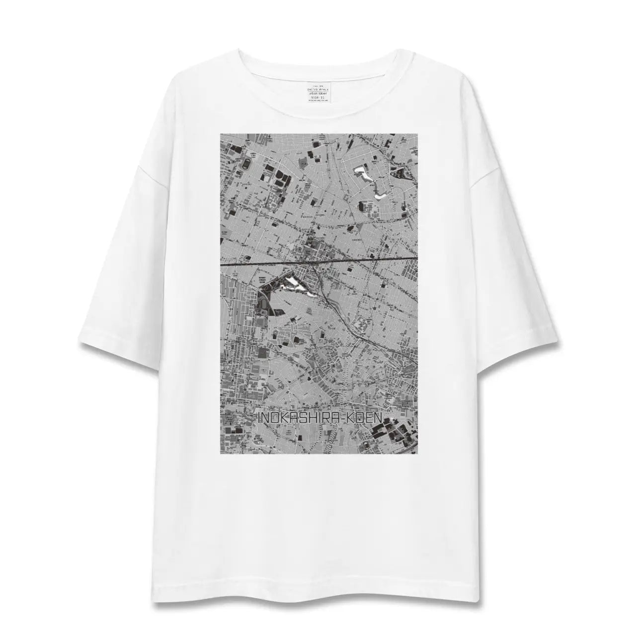 【井の頭公園(東京都)】地図柄ビッグシルエットTシャツ