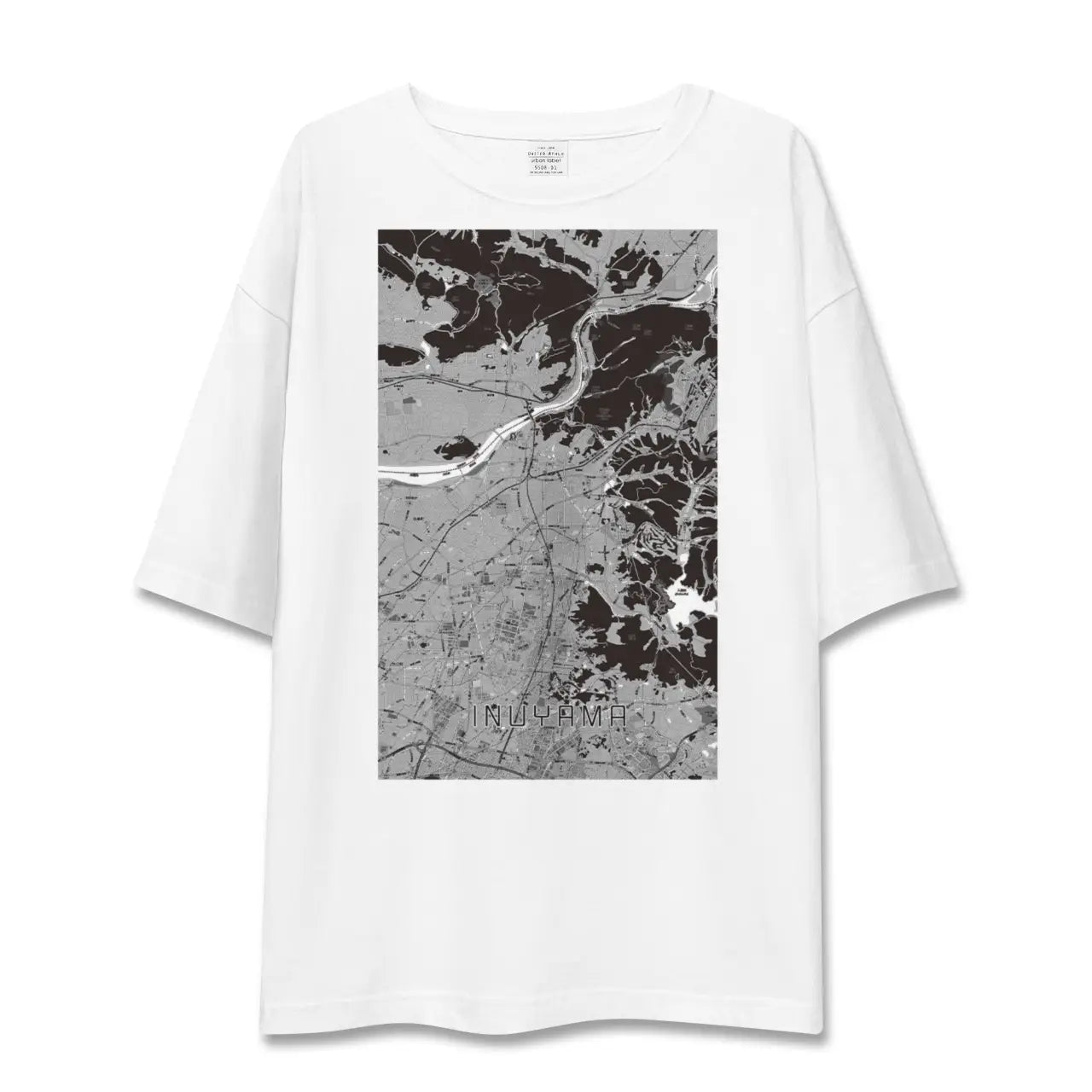 【犬山(愛知県)】地図柄ビッグシルエットTシャツ