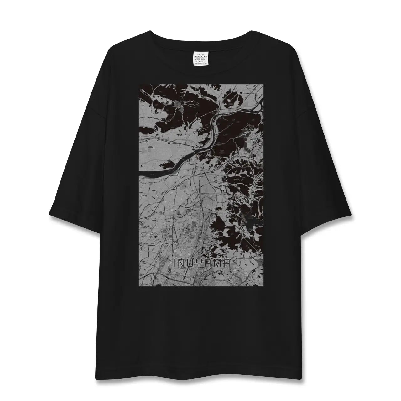 【犬山(愛知県)】地図柄ビッグシルエットTシャツ
