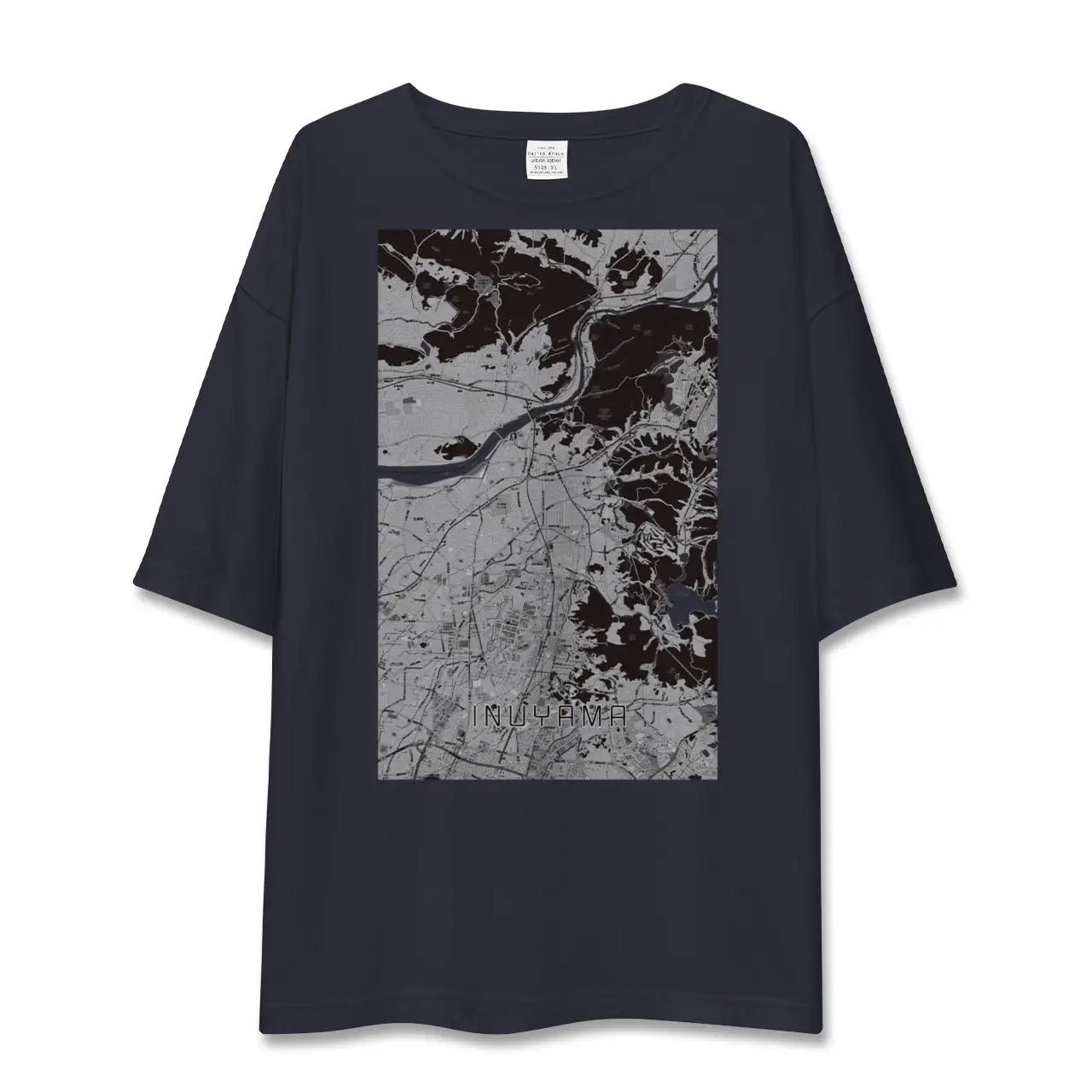 【犬山(愛知県)】地図柄ビッグシルエットTシャツ