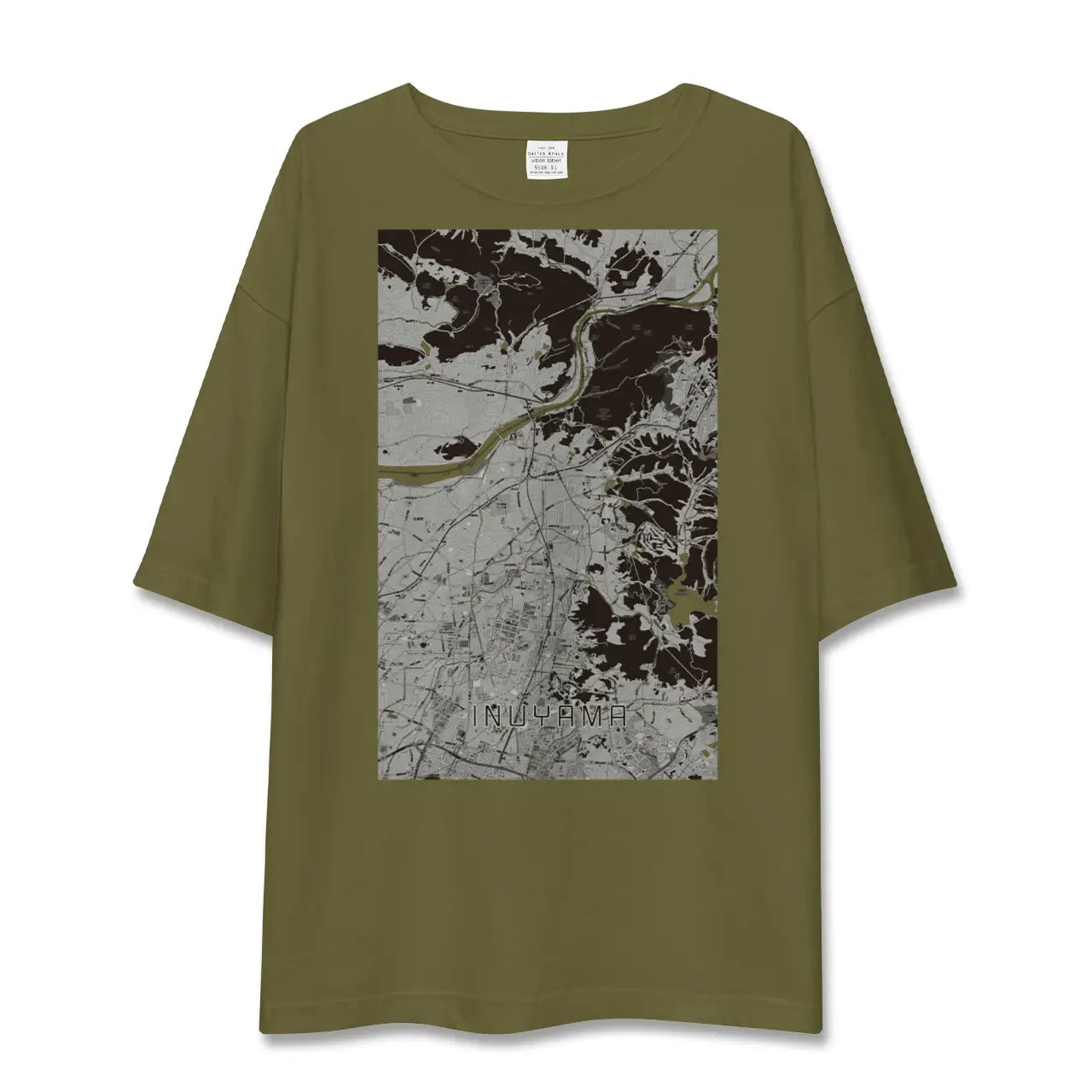 【犬山(愛知県)】地図柄ビッグシルエットTシャツ