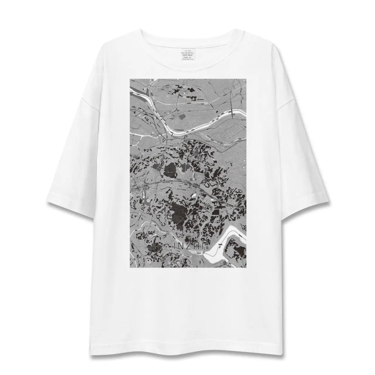 【印西(千葉県)】地図柄ビッグシルエットTシャツ
