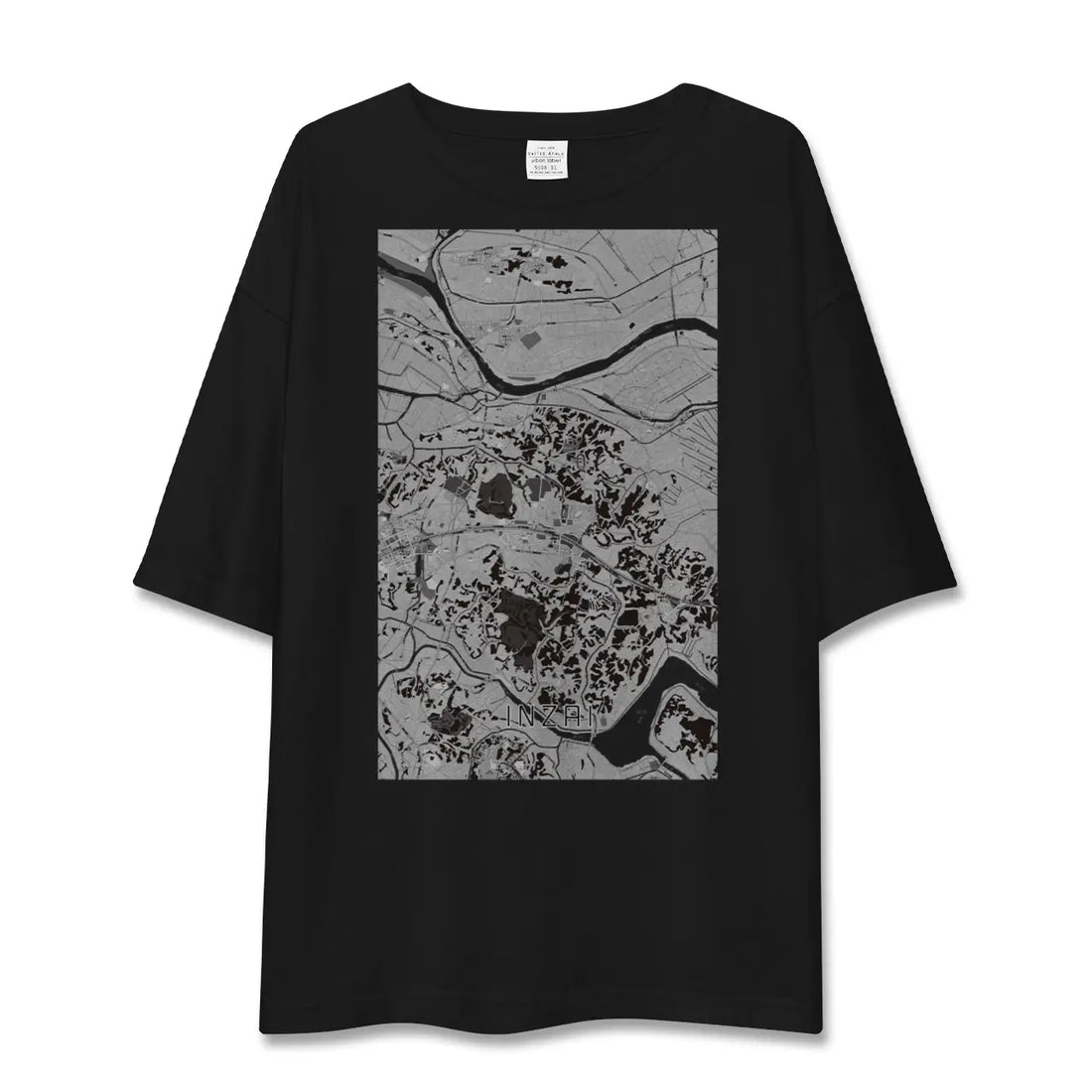 【印西(千葉県)】地図柄ビッグシルエットTシャツ