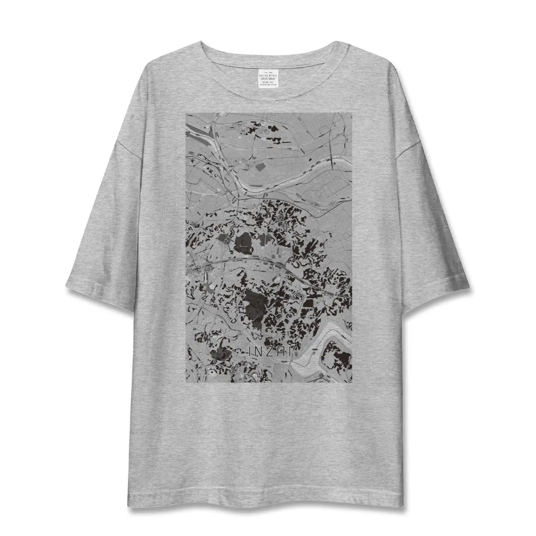 【印西(千葉県)】地図柄ビッグシルエットTシャツ