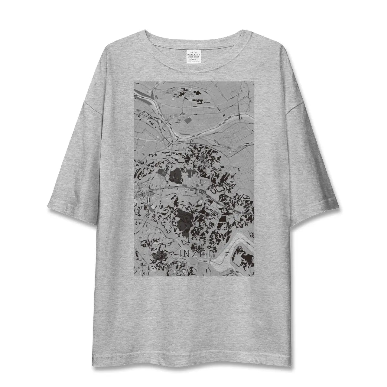 【印西(千葉県)】地図柄ビッグシルエットTシャツ