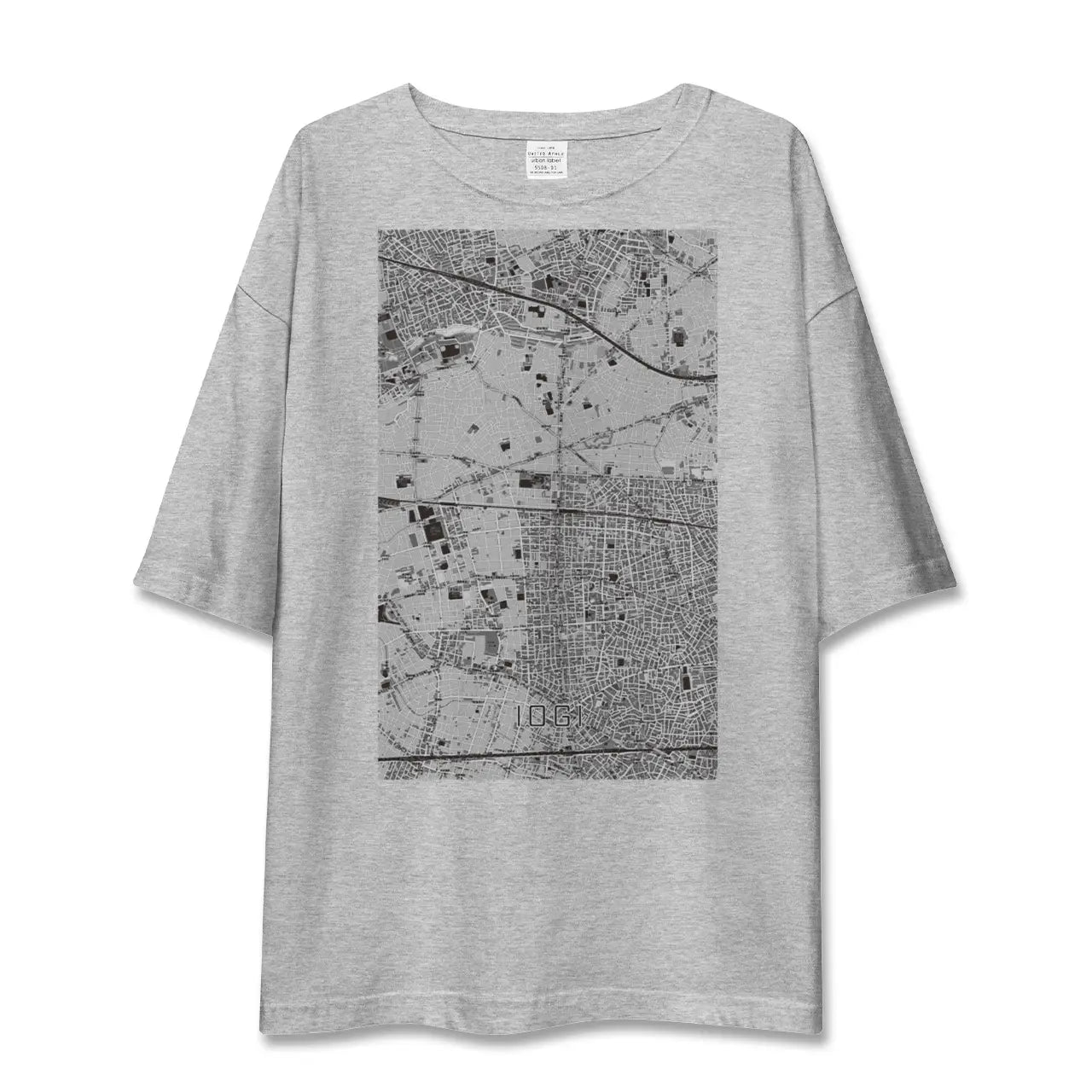 【井荻(東京都)】地図柄ビッグシルエットTシャツ