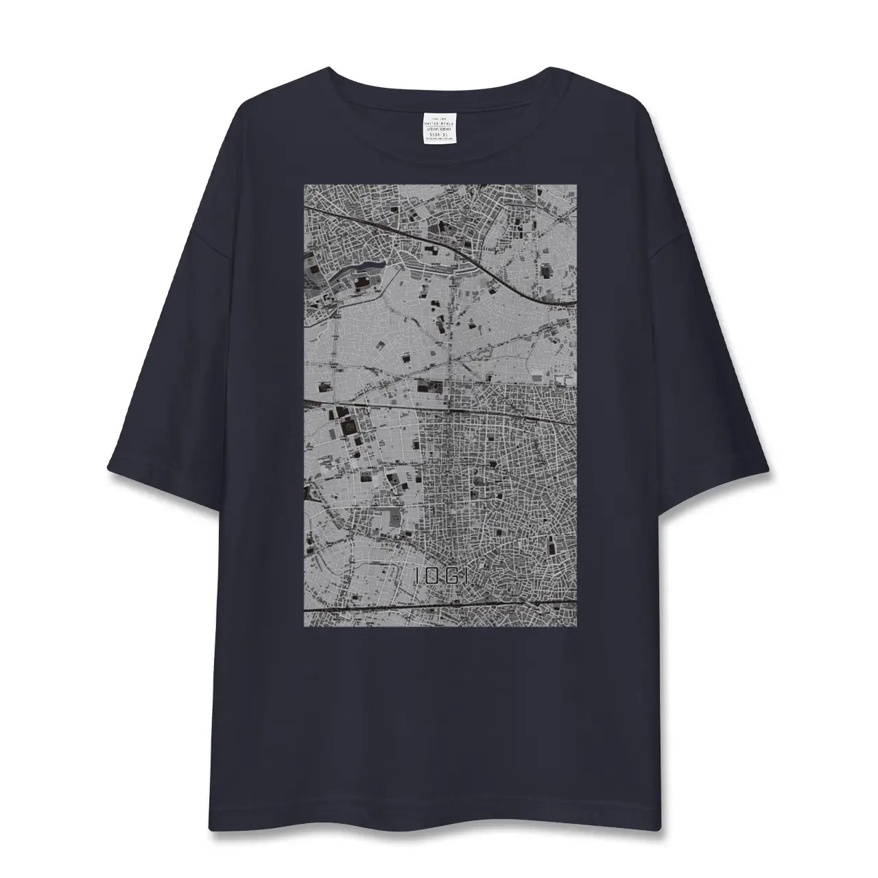 【井荻(東京都)】地図柄ビッグシルエットTシャツ