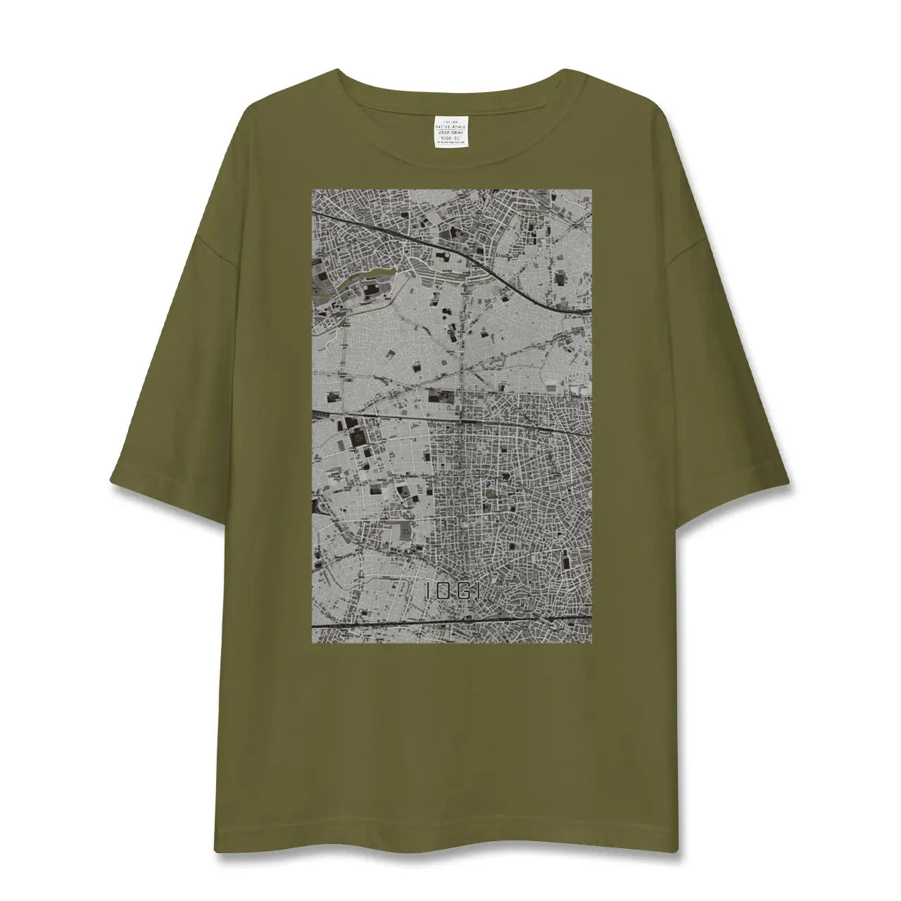 【井荻(東京都)】地図柄ビッグシルエットTシャツ