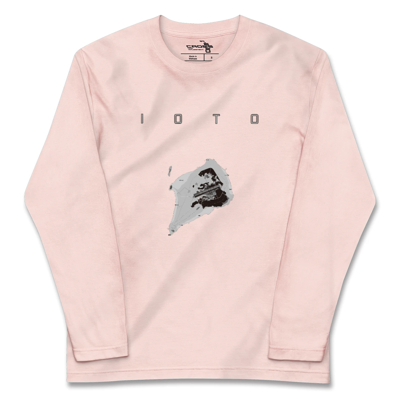【硫黄島(東京都)】地図柄ロングスリーブTシャツ