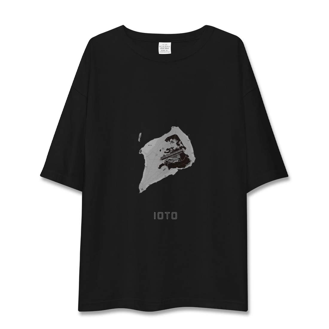 【硫黄島(東京都)】地図柄ビッグシルエットTシャツ