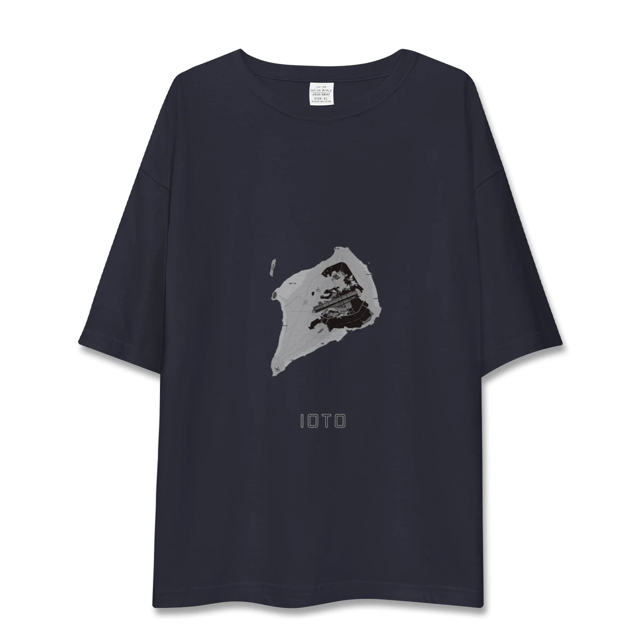 【硫黄島(東京都)】地図柄ビッグシルエットTシャツ