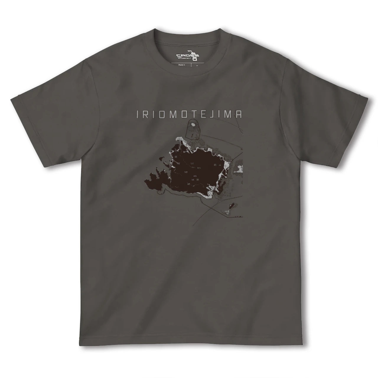 【西表島(沖縄県)】地図柄ヘビーウェイトTシャツ