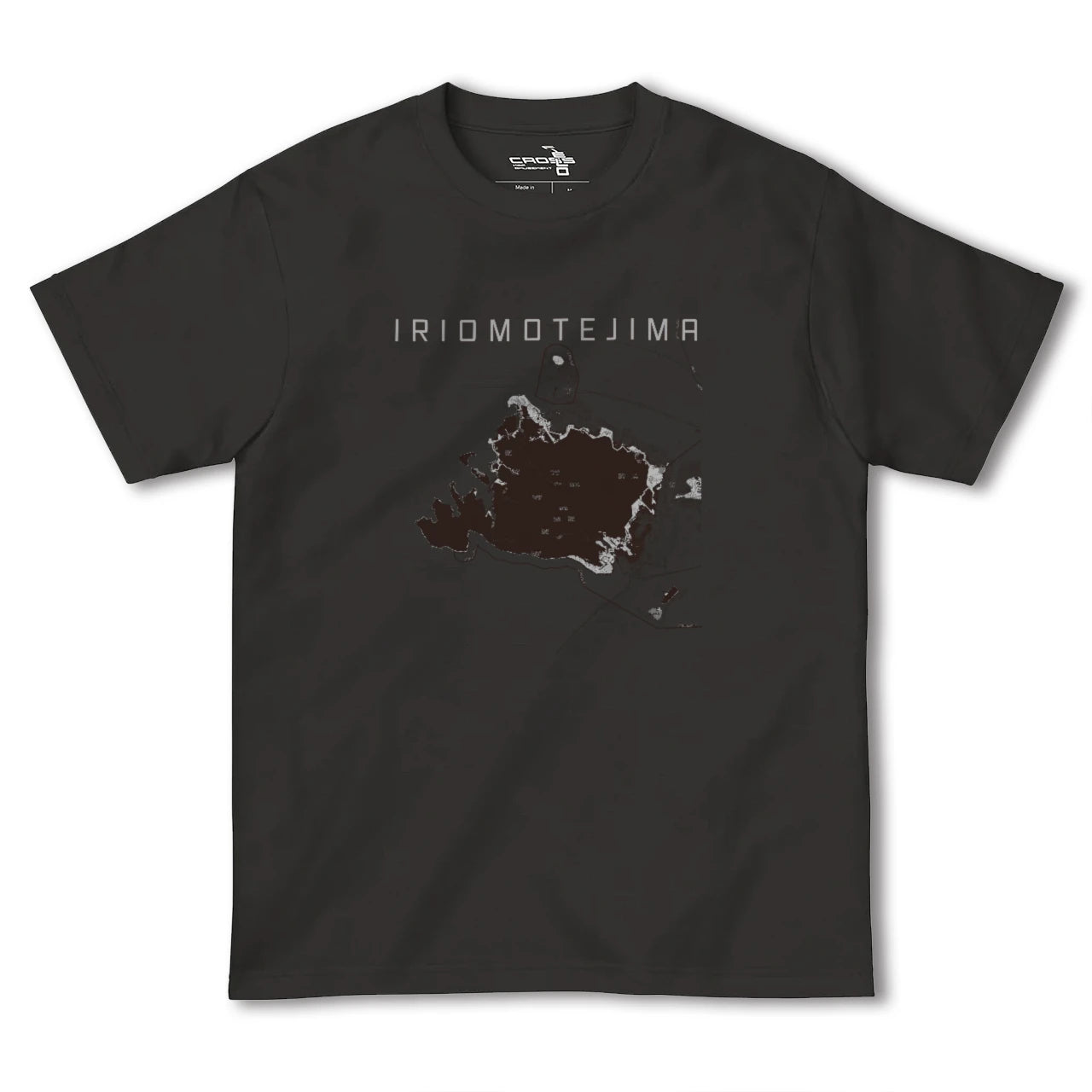 【西表島(沖縄県)】地図柄ヘビーウェイトTシャツ