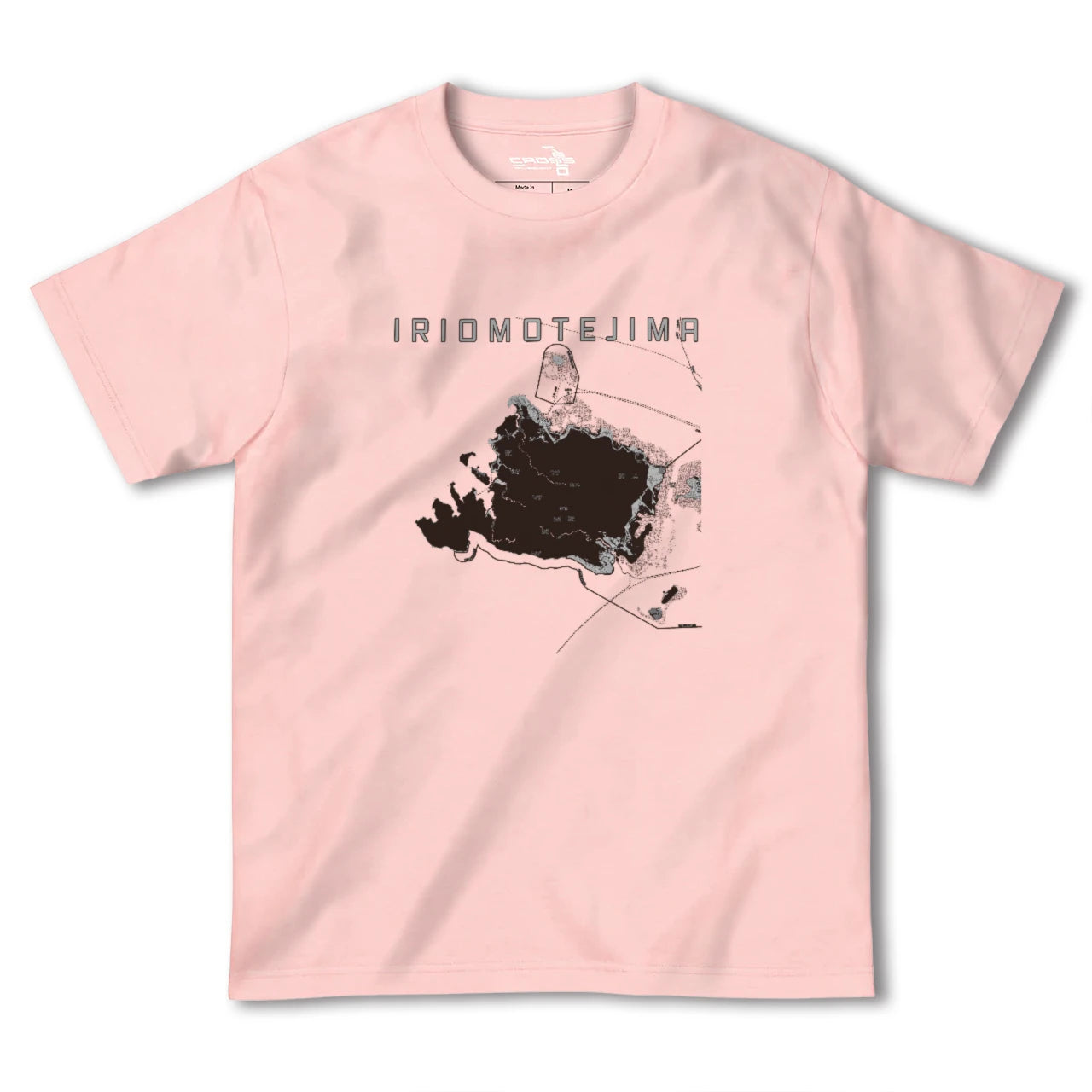 【西表島(沖縄県)】地図柄ヘビーウェイトTシャツ