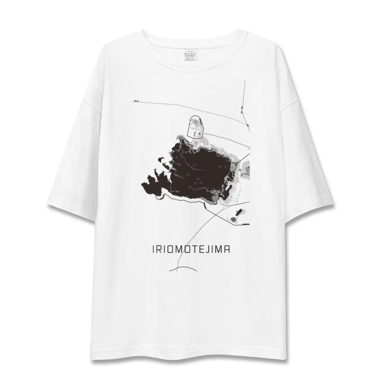 【西表島(沖縄県)】地図柄ビッグシルエットTシャツ
