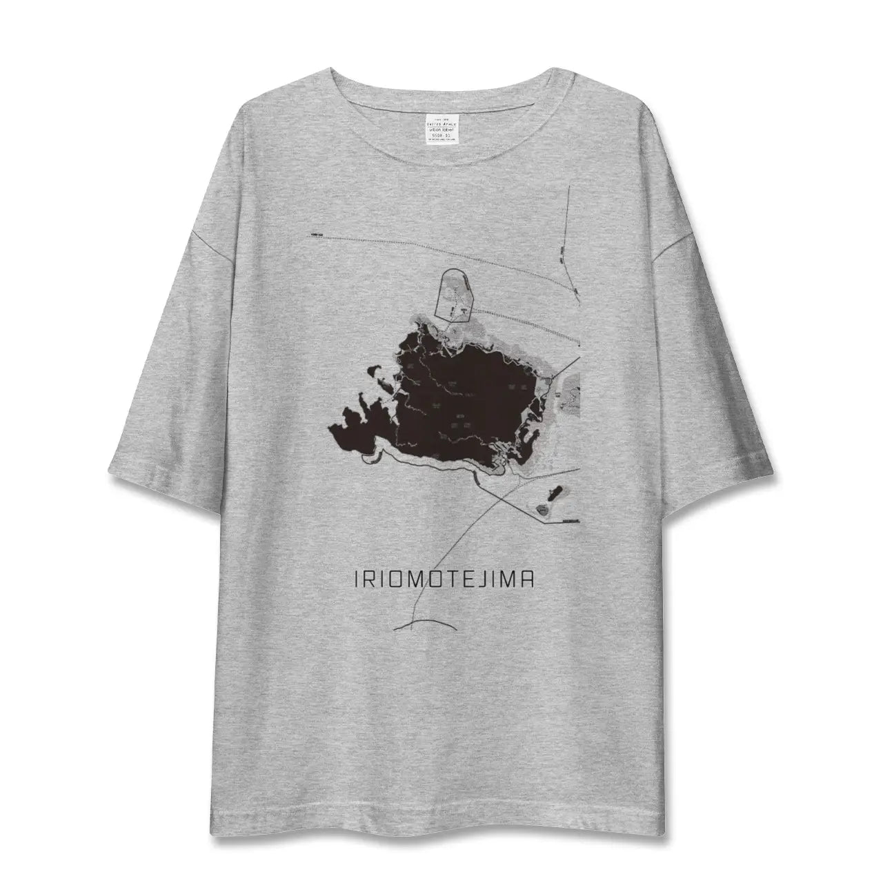 【西表島(沖縄県)】地図柄ビッグシルエットTシャツ