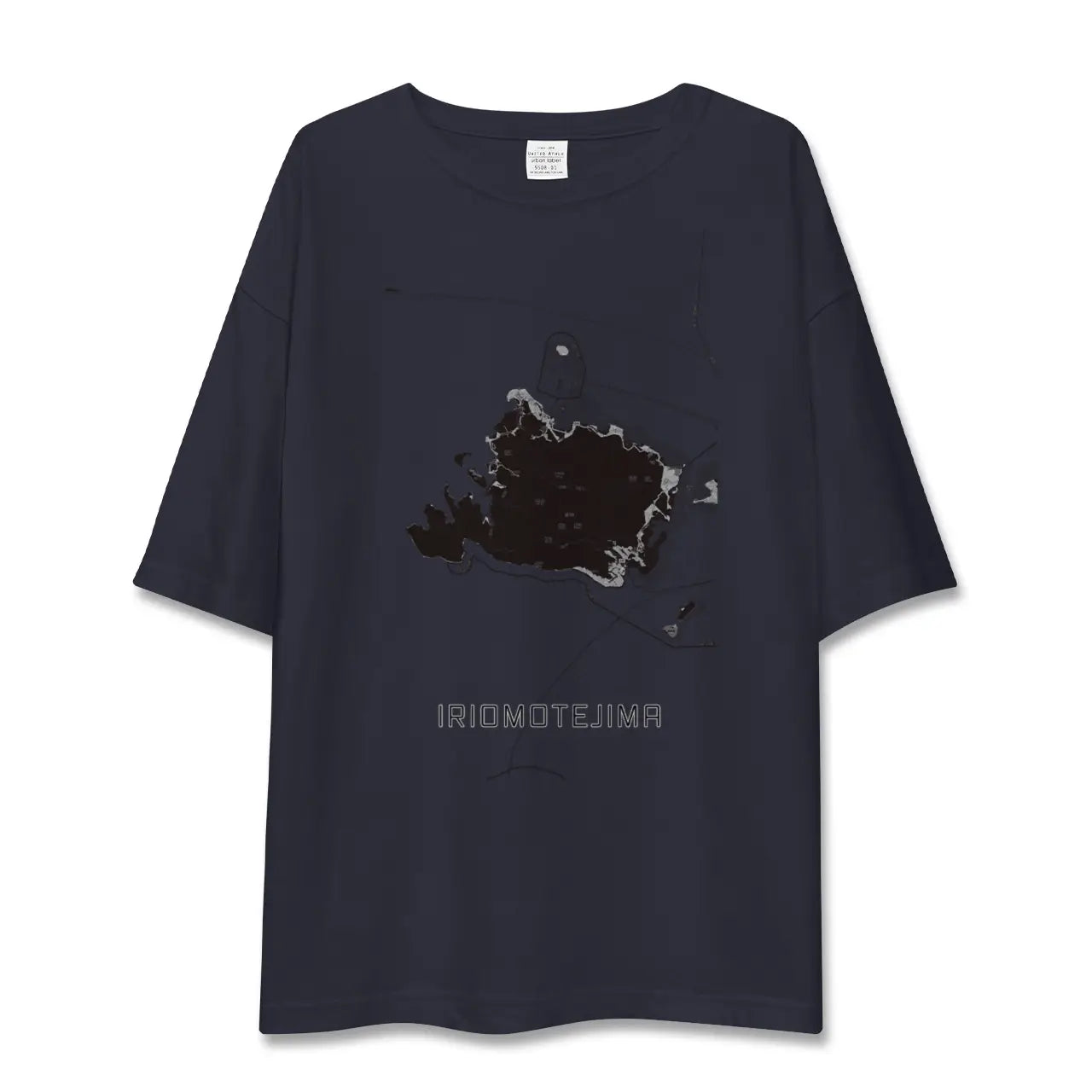 【西表島(沖縄県)】地図柄ビッグシルエットTシャツ