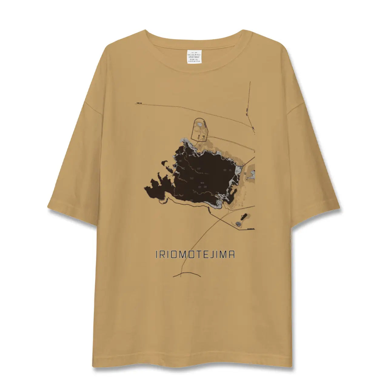 【西表島(沖縄県)】地図柄ビッグシルエットTシャツ