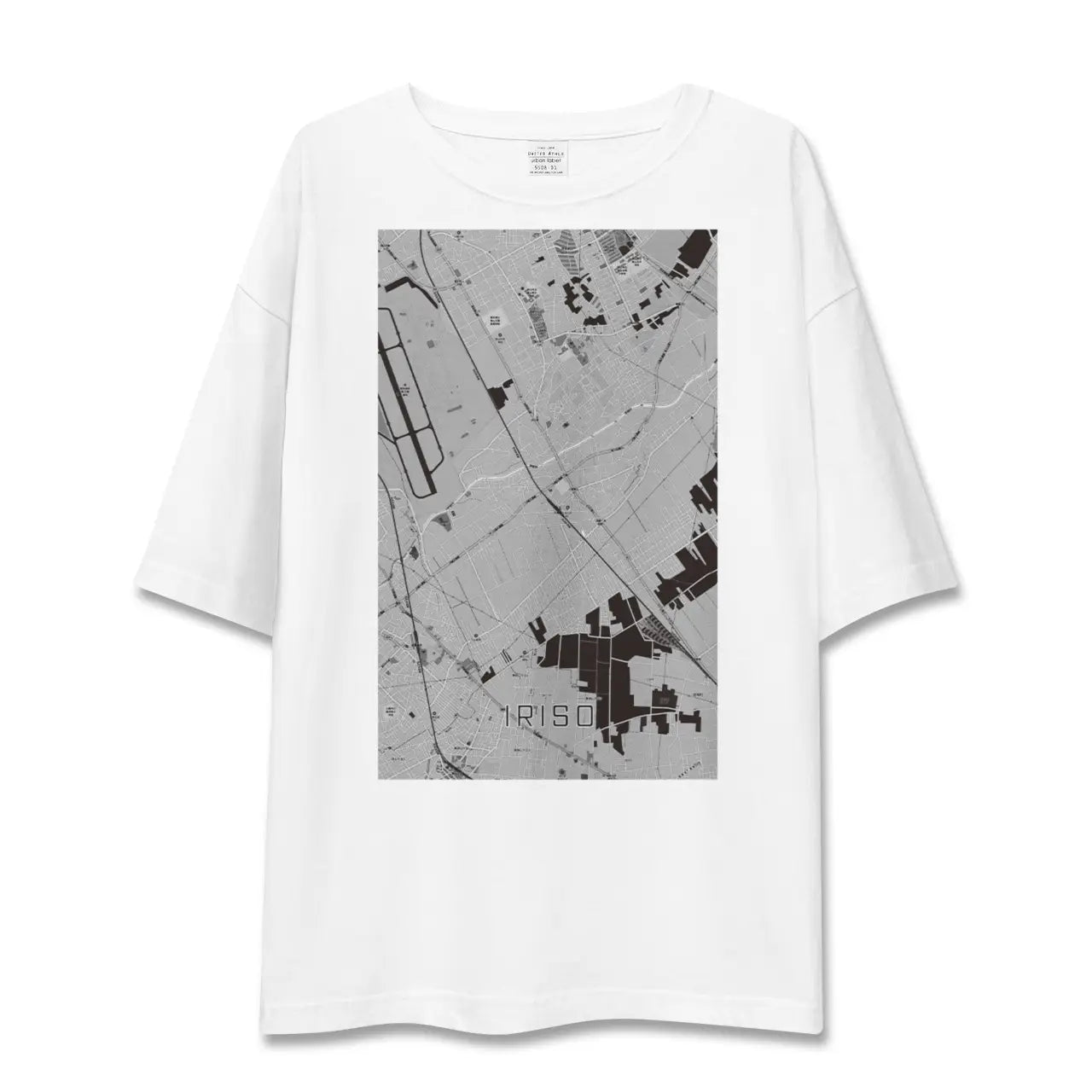 【入曽(埼玉県)】地図柄ビッグシルエットTシャツ