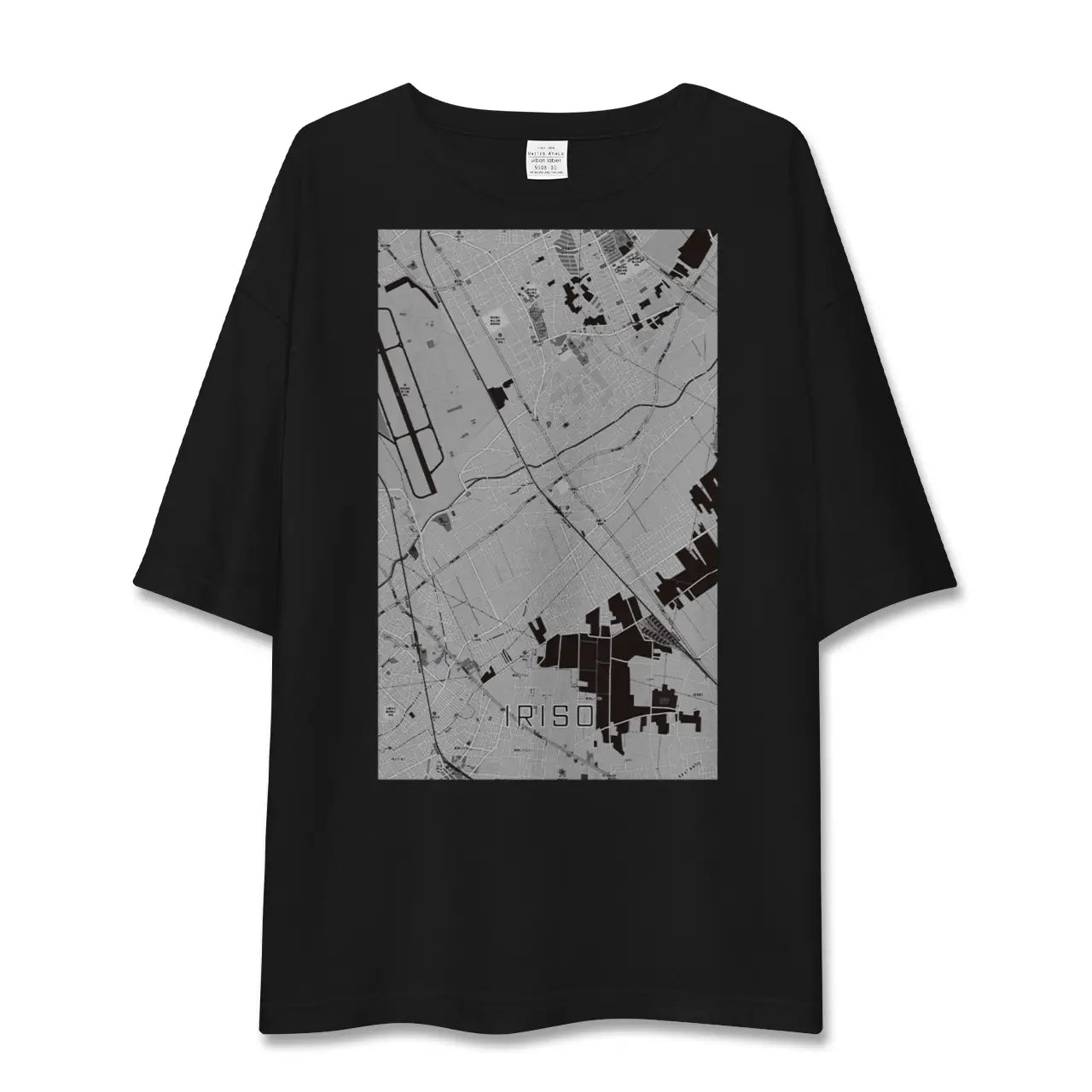 【入曽(埼玉県)】地図柄ビッグシルエットTシャツ
