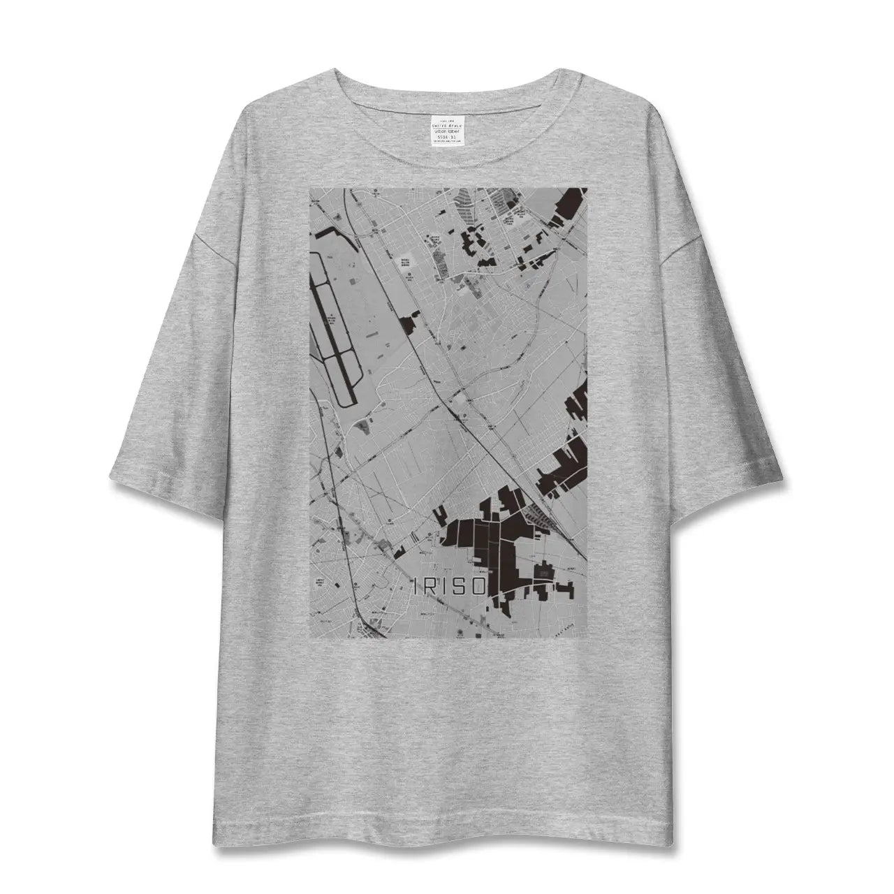 【入曽(埼玉県)】地図柄ビッグシルエットTシャツ