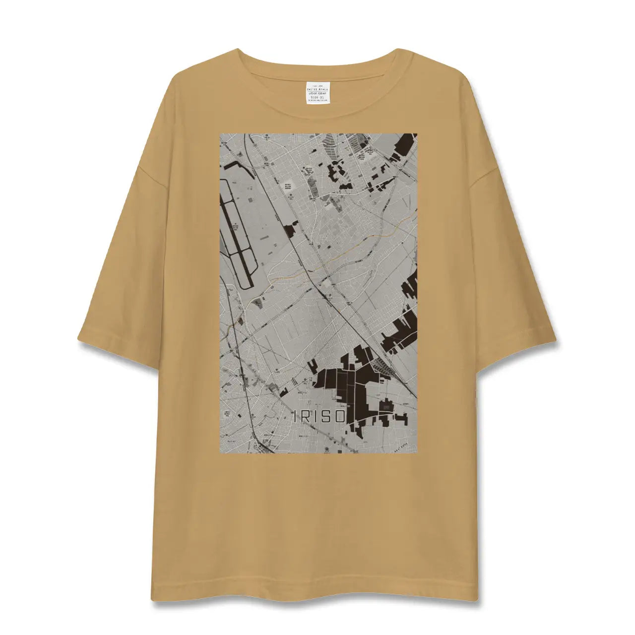 【入曽(埼玉県)】地図柄ビッグシルエットTシャツ