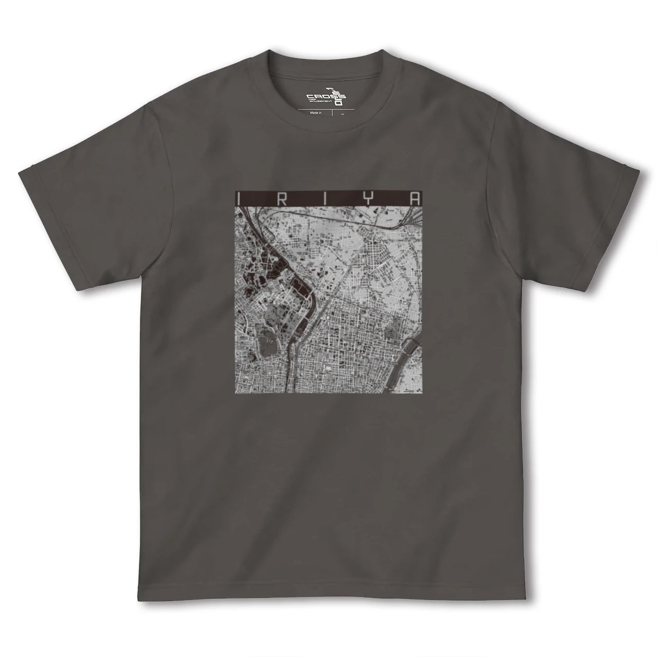 【入谷(東京都)】地図柄ヘビーウェイトTシャツ