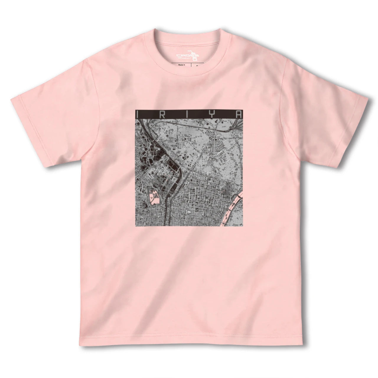 【入谷(東京都)】地図柄ヘビーウェイトTシャツ
