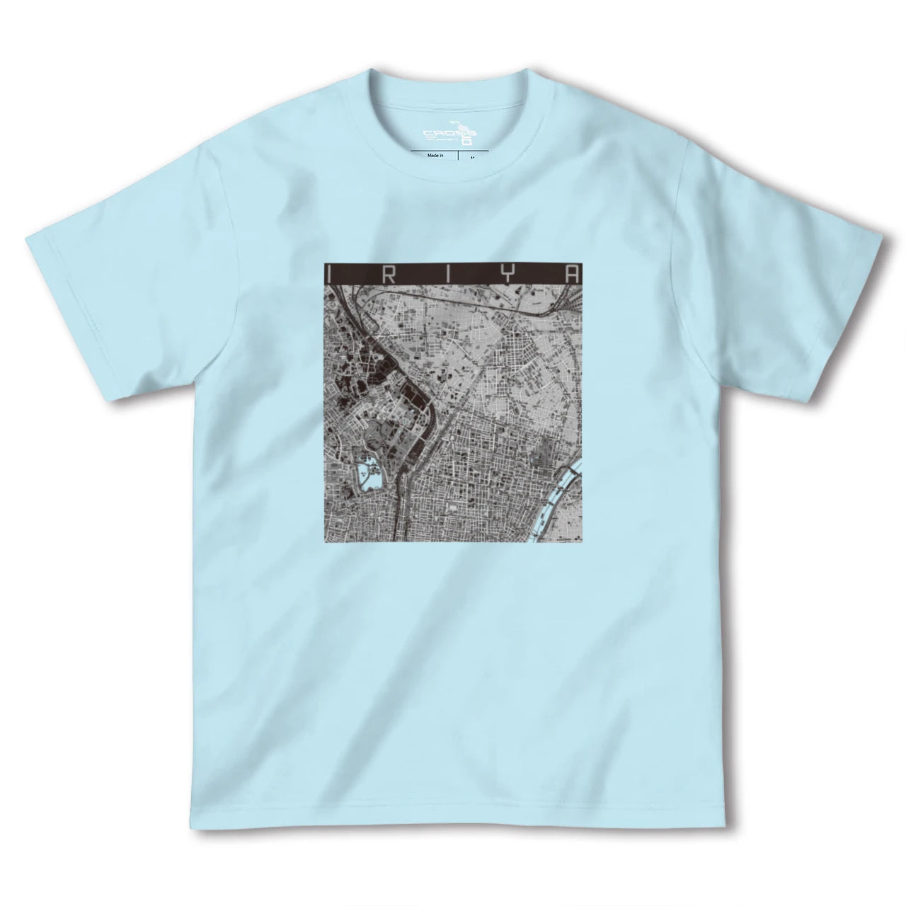 【入谷(東京都)】地図柄ヘビーウェイトTシャツ