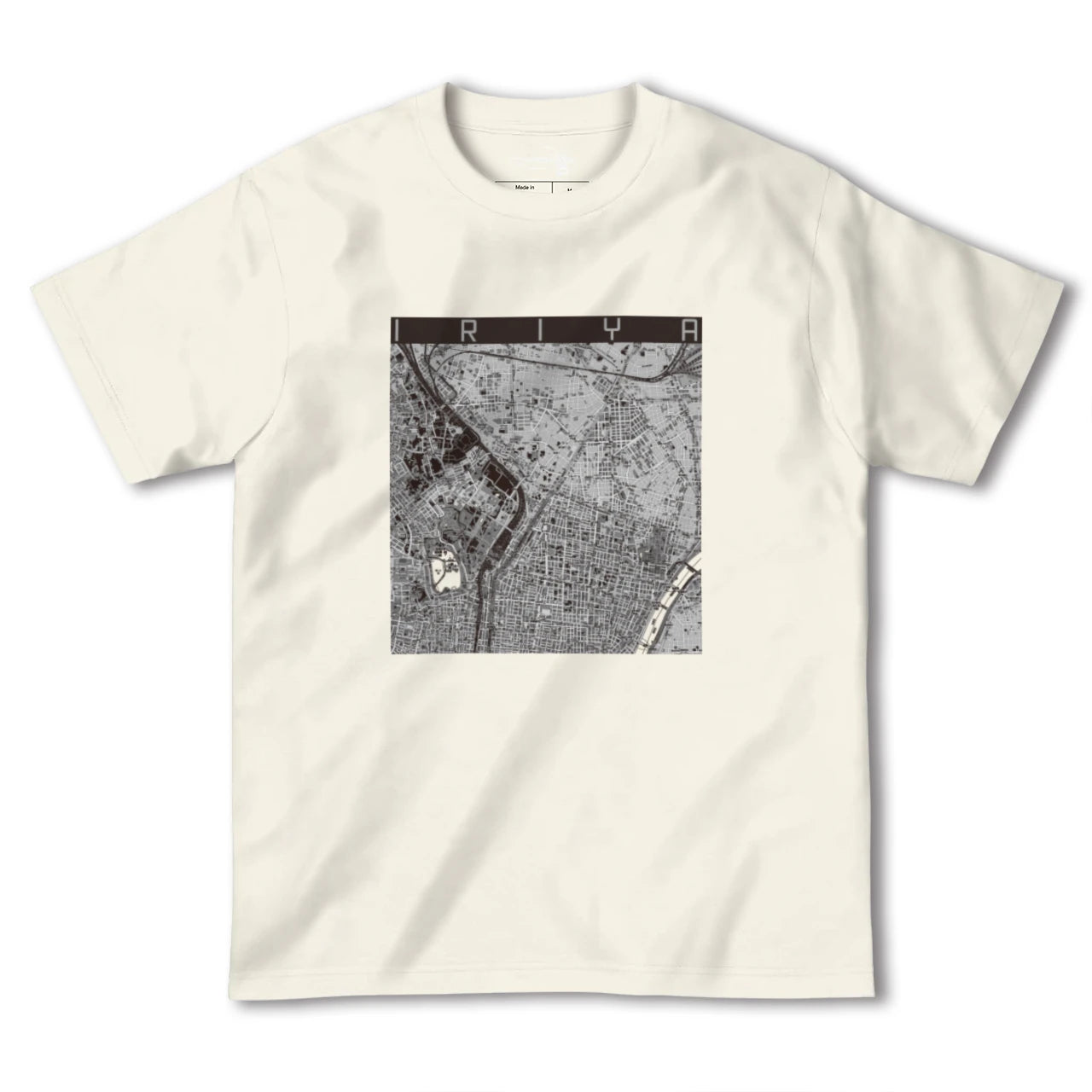 【入谷(東京都)】地図柄ヘビーウェイトTシャツ