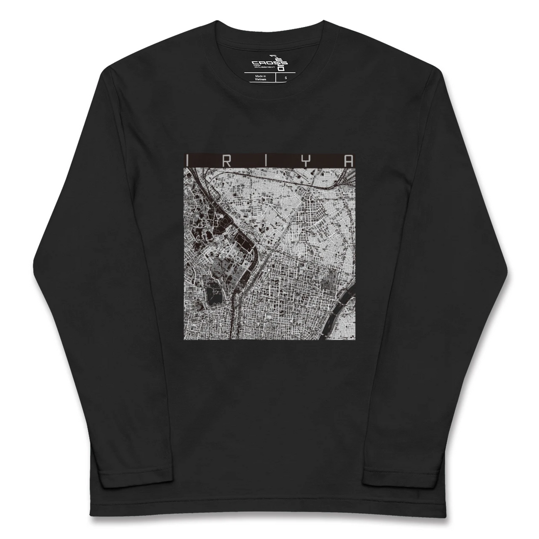 【入谷(東京都)】地図柄ロングスリーブTシャツ