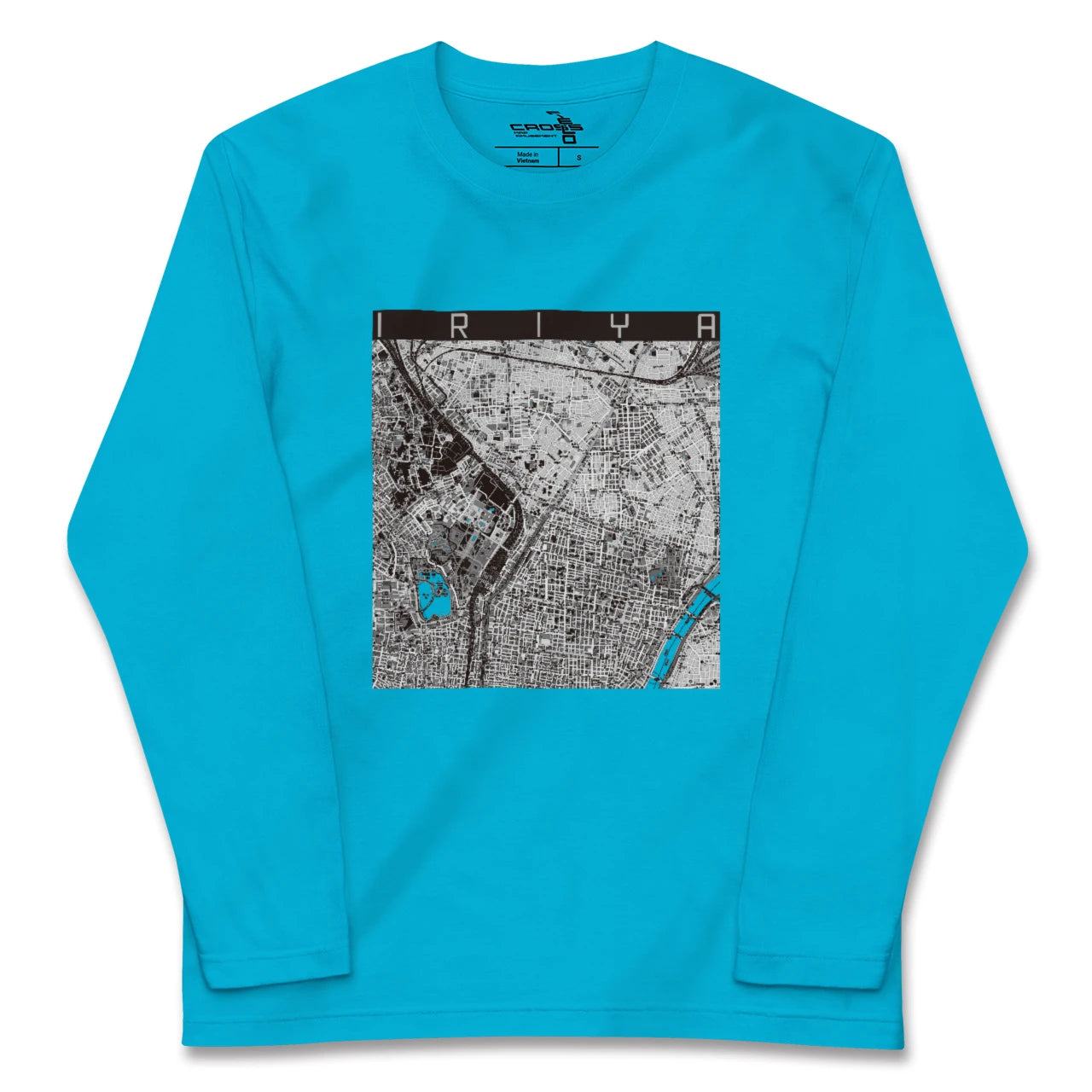 【入谷(東京都)】地図柄ロングスリーブTシャツ