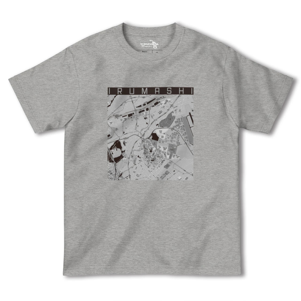 【入間市(埼玉県)】地図柄ヘビーウェイトTシャツ