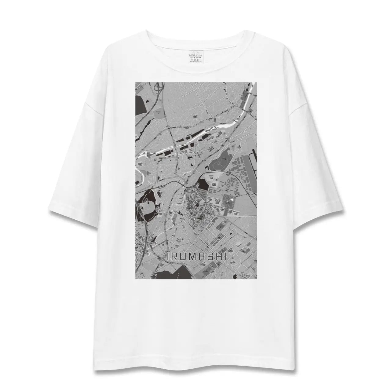 【入間市(埼玉県)】地図柄ビッグシルエットTシャツ