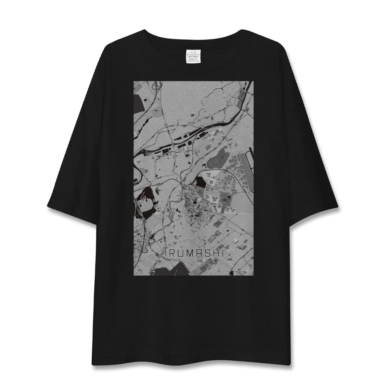 【入間市(埼玉県)】地図柄ビッグシルエットTシャツ